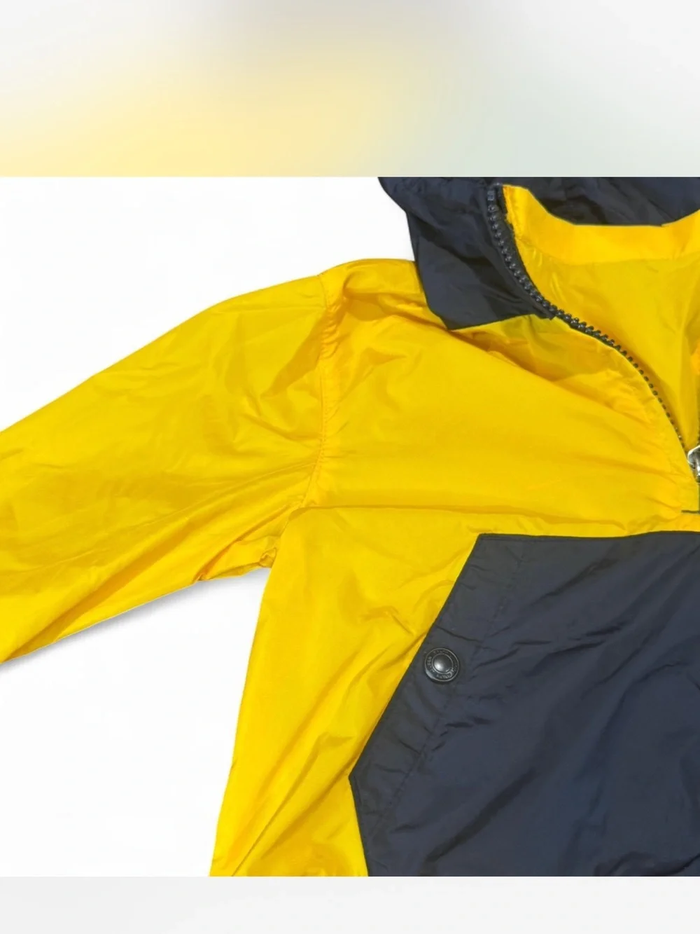 Polo by Ralph Lauren Yellow & Navy Hooded Jacket